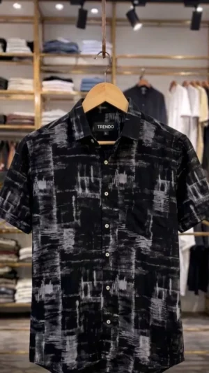 Men’s Premium Checked Shirt – Stylish Half Sleeve Casual Wear Shirt